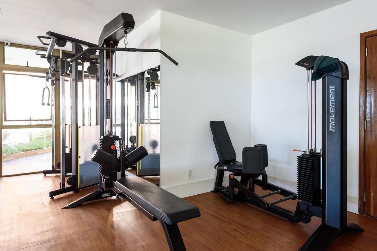 リオデジャネイロOmar Do Rio - Lc 1203 Moderno 2Qts Beira-Mar, Com Vista E Piscina, Academia, Quadra De Esportes E Smart Tvアパートメント エクステリア 写真