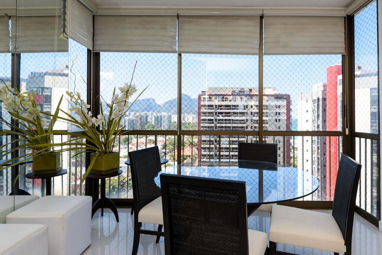 リオデジャネイロOmar Do Rio - Lc 1203 Moderno 2Qts Beira-Mar, Com Vista E Piscina, Academia, Quadra De Esportes E Smart Tvアパートメント エクステリア 写真