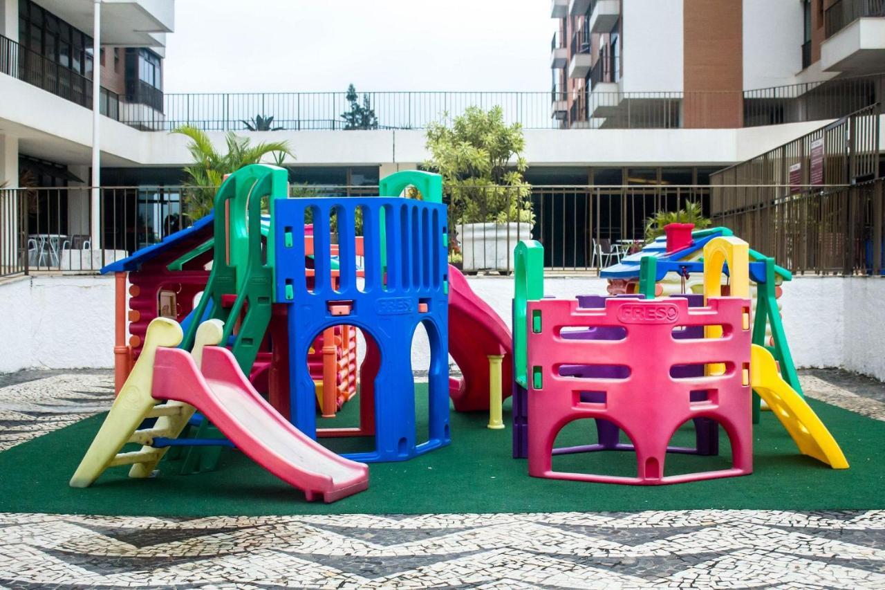 リオデジャネイロOmar Do Rio - Lc 1203 Moderno 2Qts Beira-Mar, Com Vista E Piscina, Academia, Quadra De Esportes E Smart Tvアパートメント エクステリア 写真